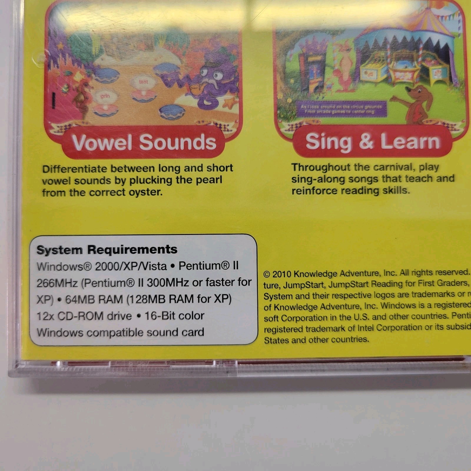 4 JumpStart Reader Rabbit Reading Preschool Kindergarten 1st 2nd Grades CD Rom
