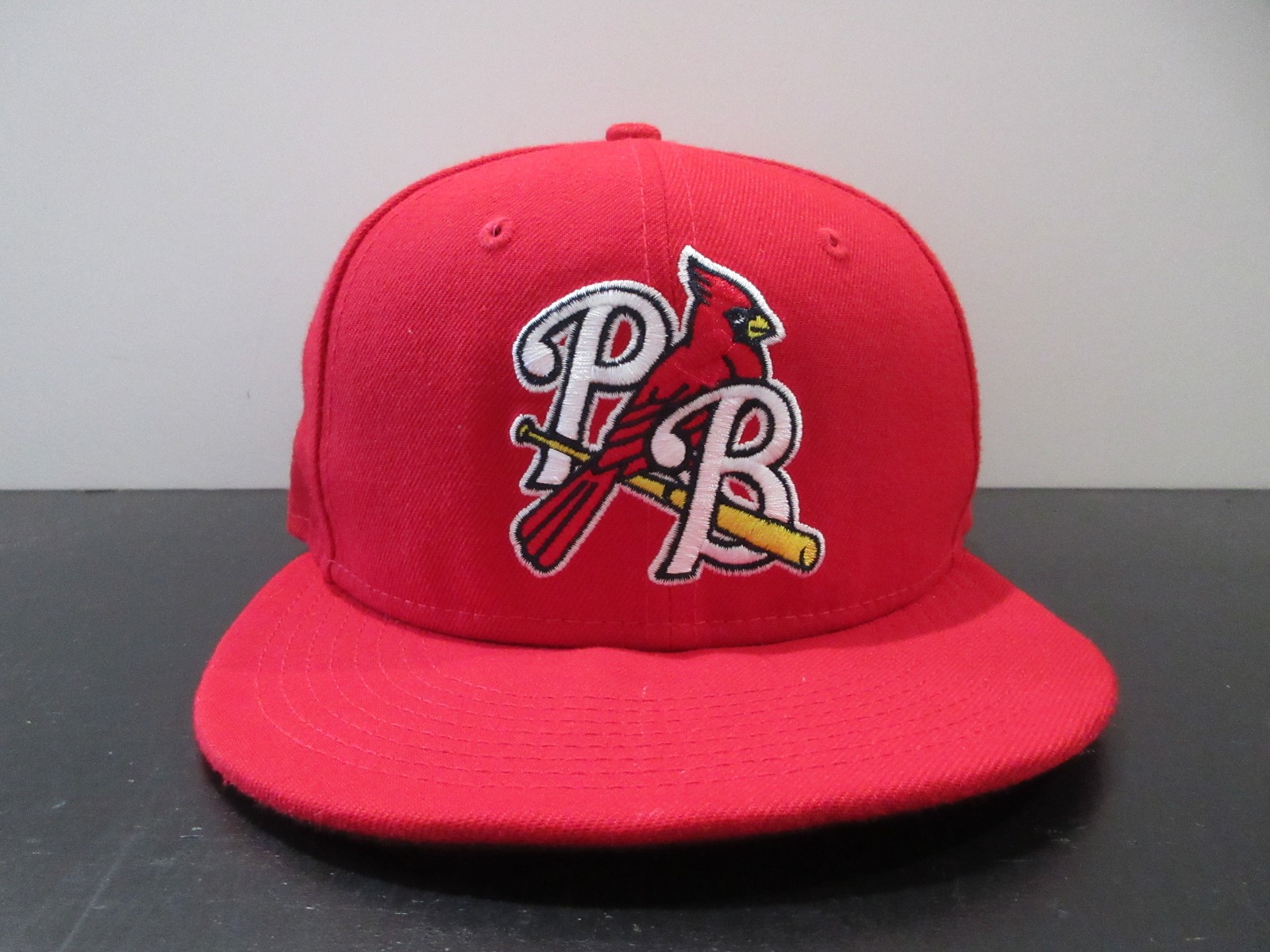 Palm Beach Cardinals Hat Cap Fitted Mens 6 7/8 Red Minor League Baseball New Era