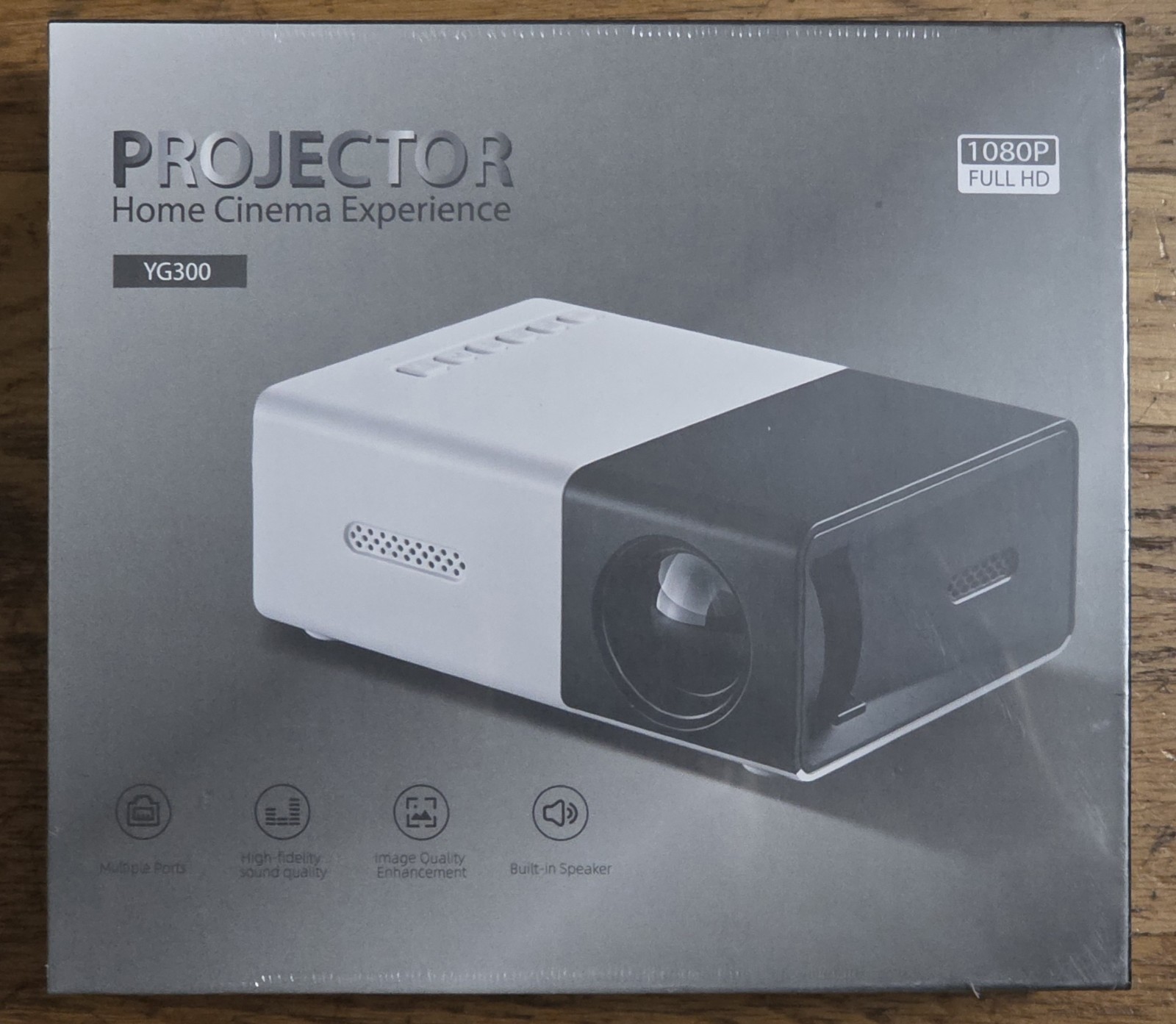 YG300 Mini Portable Projector intended for creating a home cinema experience
