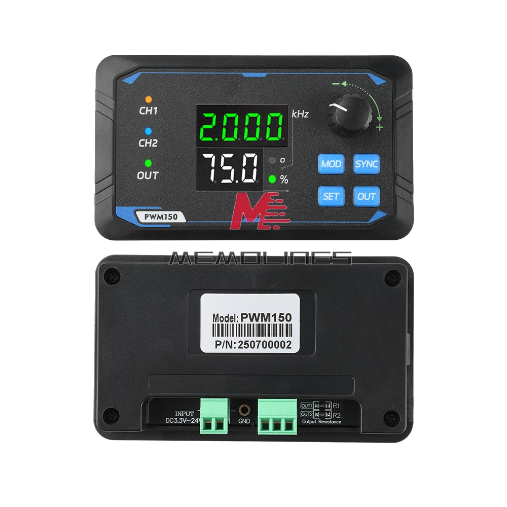 1Hz-150kHz PWM Pulse Frequency Duty Cycle Adjustable Module Signal Generator