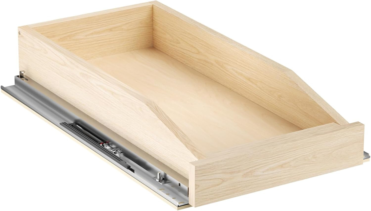 Single Pull Out Organizer 10-1/2”W X 21”D, Soft Close Slide Out Drawer Storage S