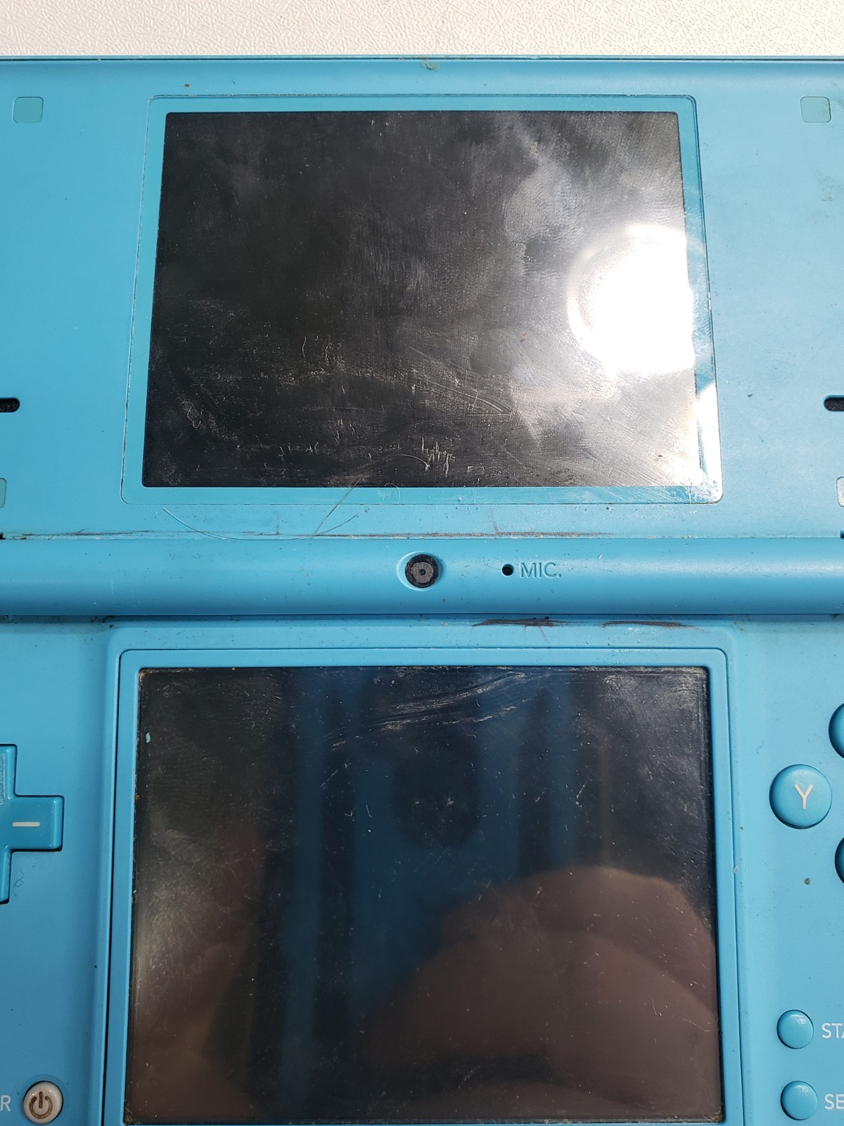 Nintendo DSi Blue Handheld Video Game Tested Working Camera Console Only