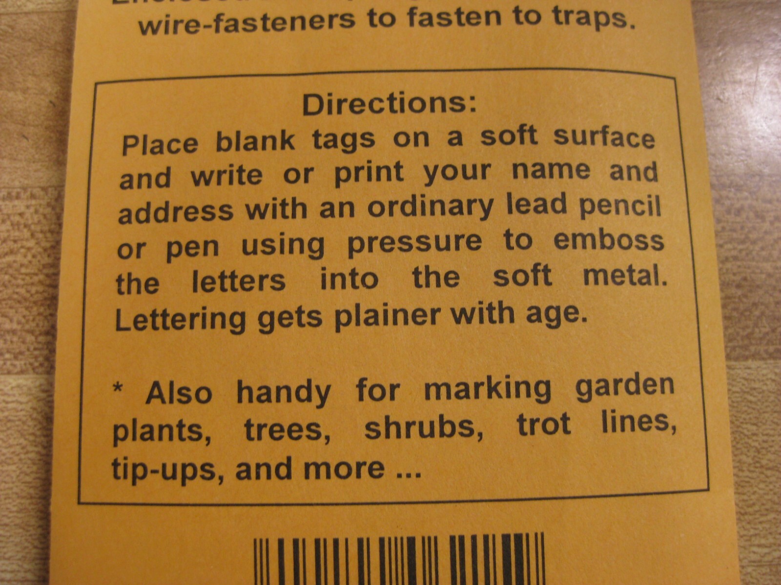 Write Your Own Trap Tags