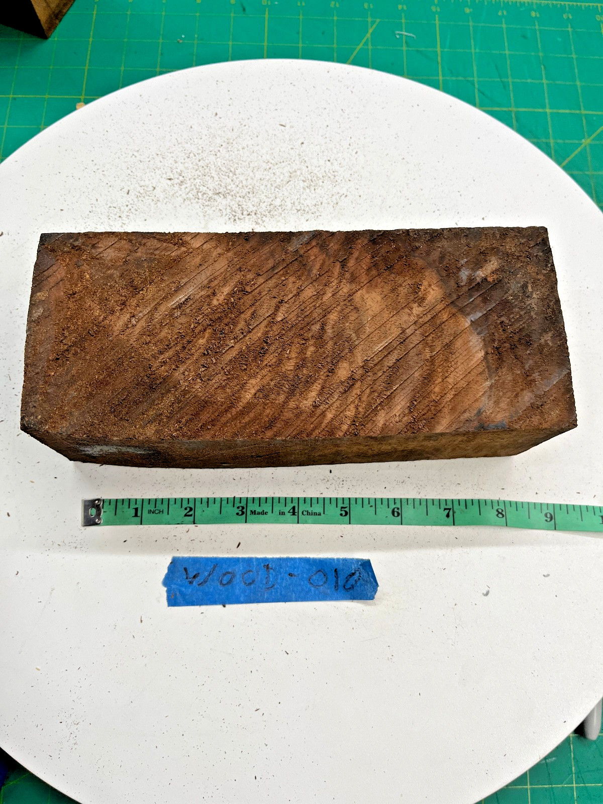 Walnut Burl Wood Block Handle Material For Knife Makers Knives - Unfinished