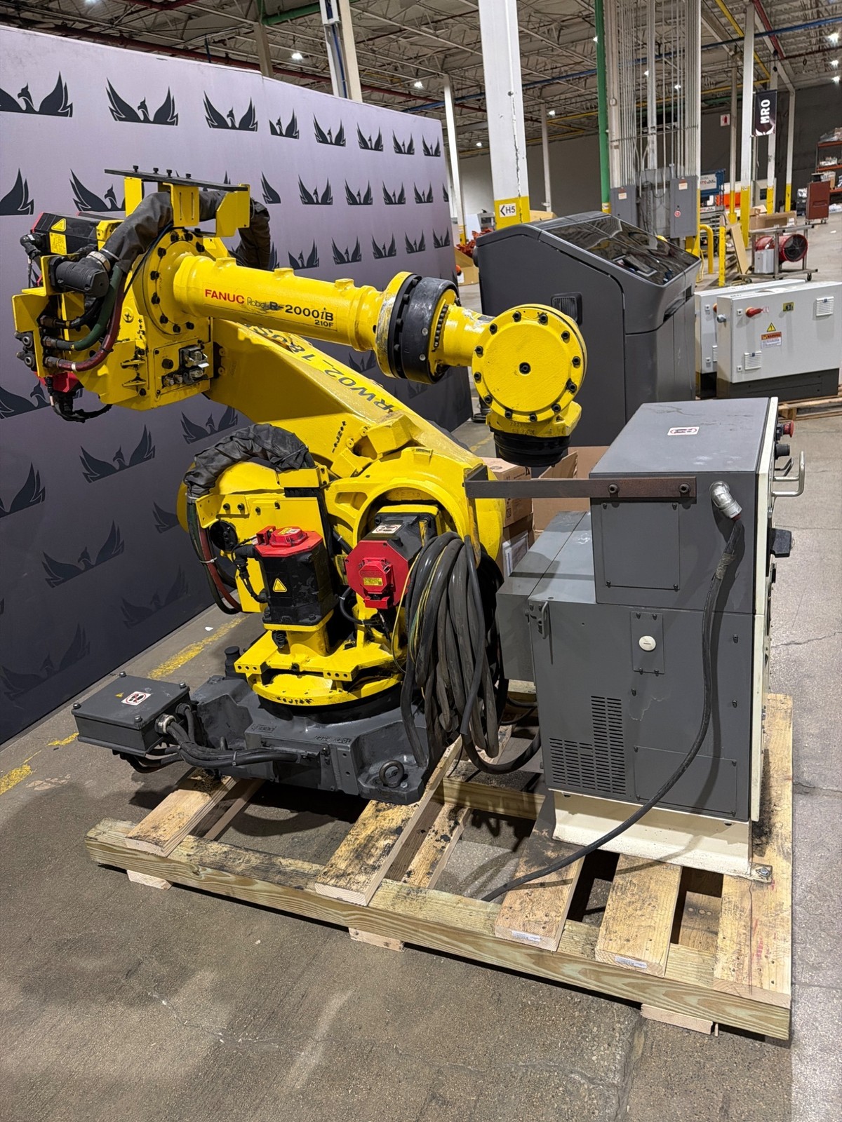 FANUC R-2000iB/210F Complete w/ R-30iB Controls USED