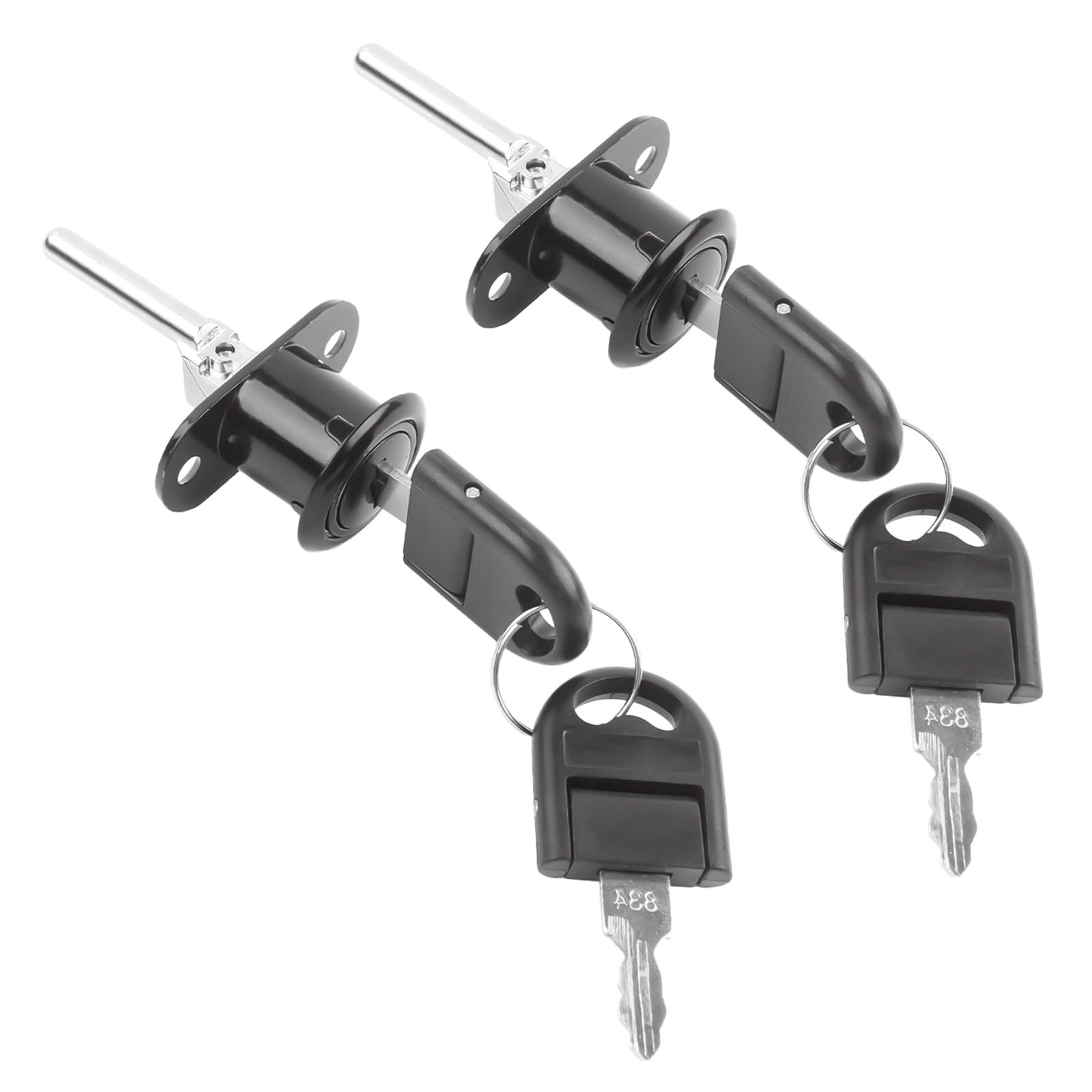 HOWDIA 2 Pcs - Drawer Lock Cabinet Locks with Keys, Zinc Alloy Desk Locks Fil...