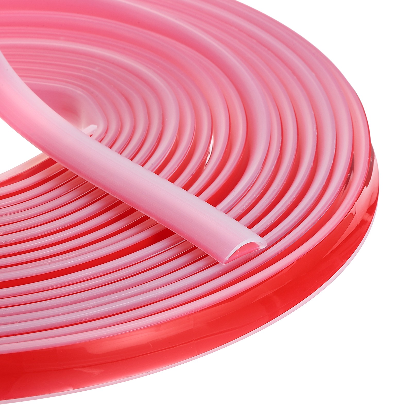 20 ft Self-Adhesive D-Shape Weather Stripping Door Seal 1/2" W × 3/16" T