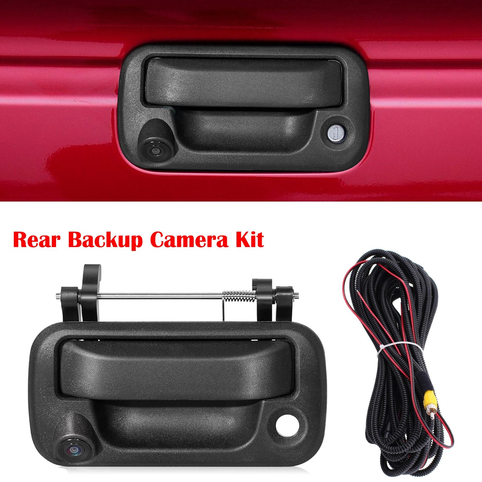 For 2004-2014 F150 2008-2016 F-250/F-350/F450/F550 Tailgate Handle Backup Camera