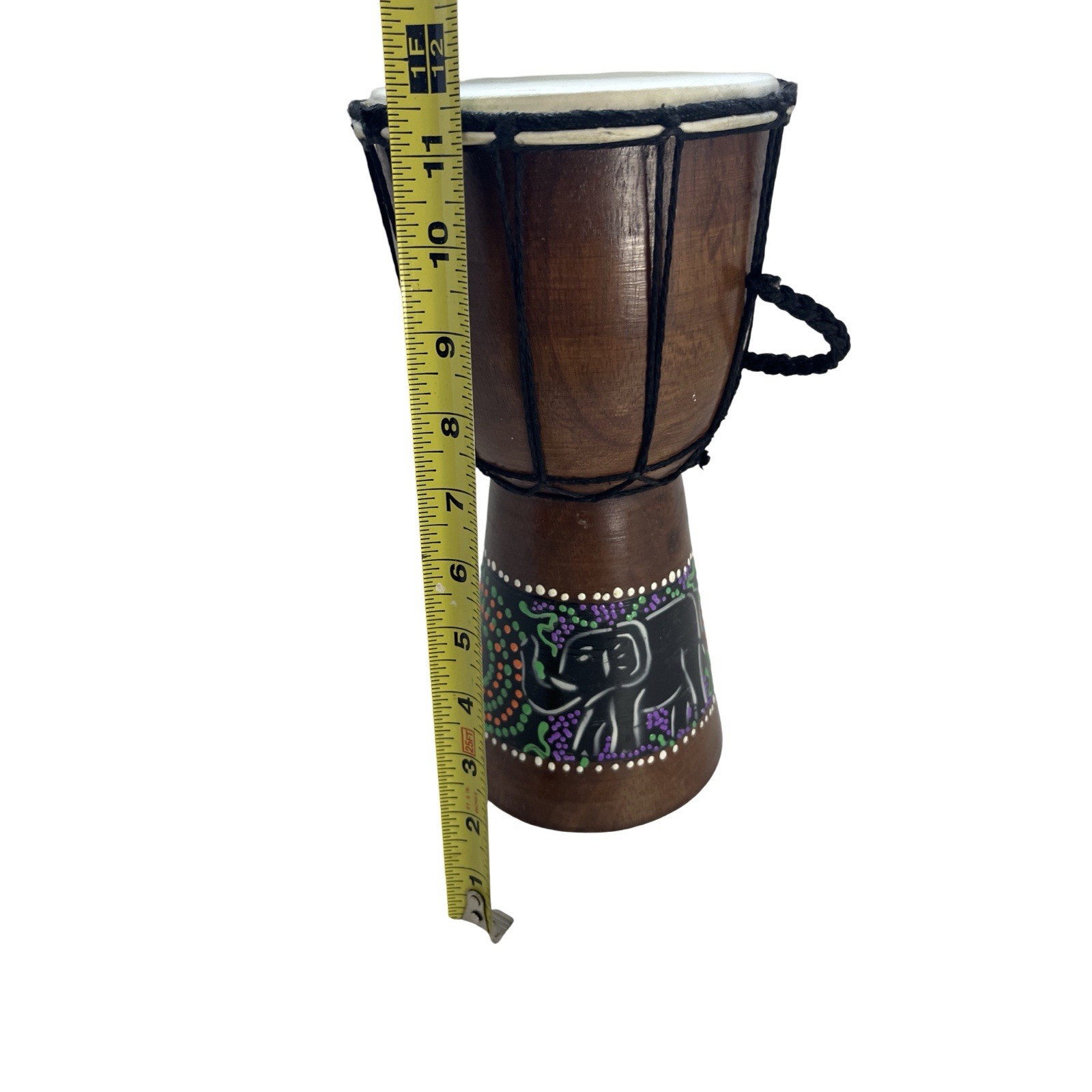 Decorative Bongo Drum 11.5in Tall