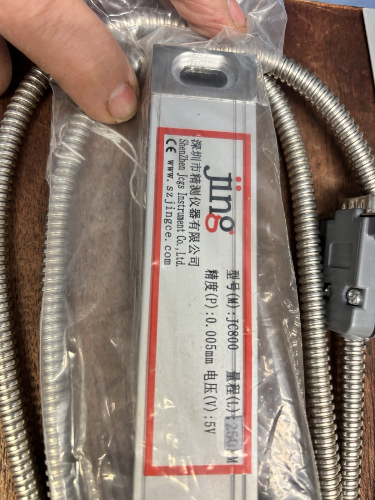 Jing JC8800 Linear Encoder Scale Kit w/ Cable & Bracket, 250mm Range