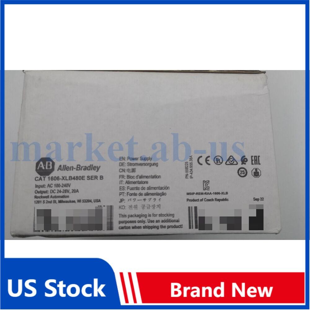 NEW Factory Sealed Allen Bradley 1606-XLB480E AB 1606-XLB480E US Free Tax