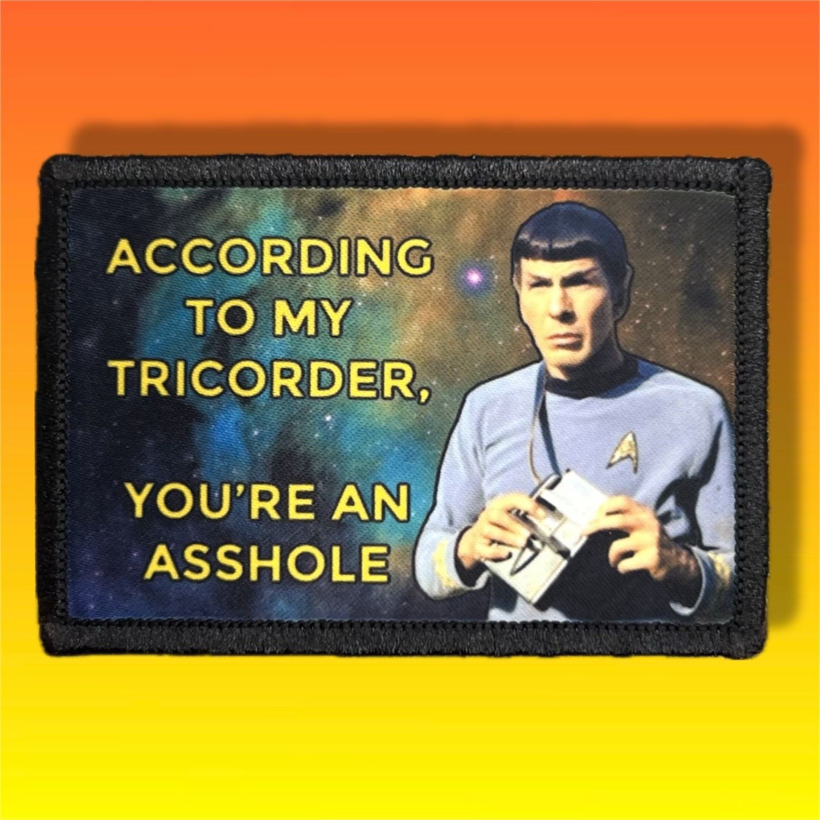 Star Trek Spock Morale Patch / Military Badge Tactical Hook & Loop 934