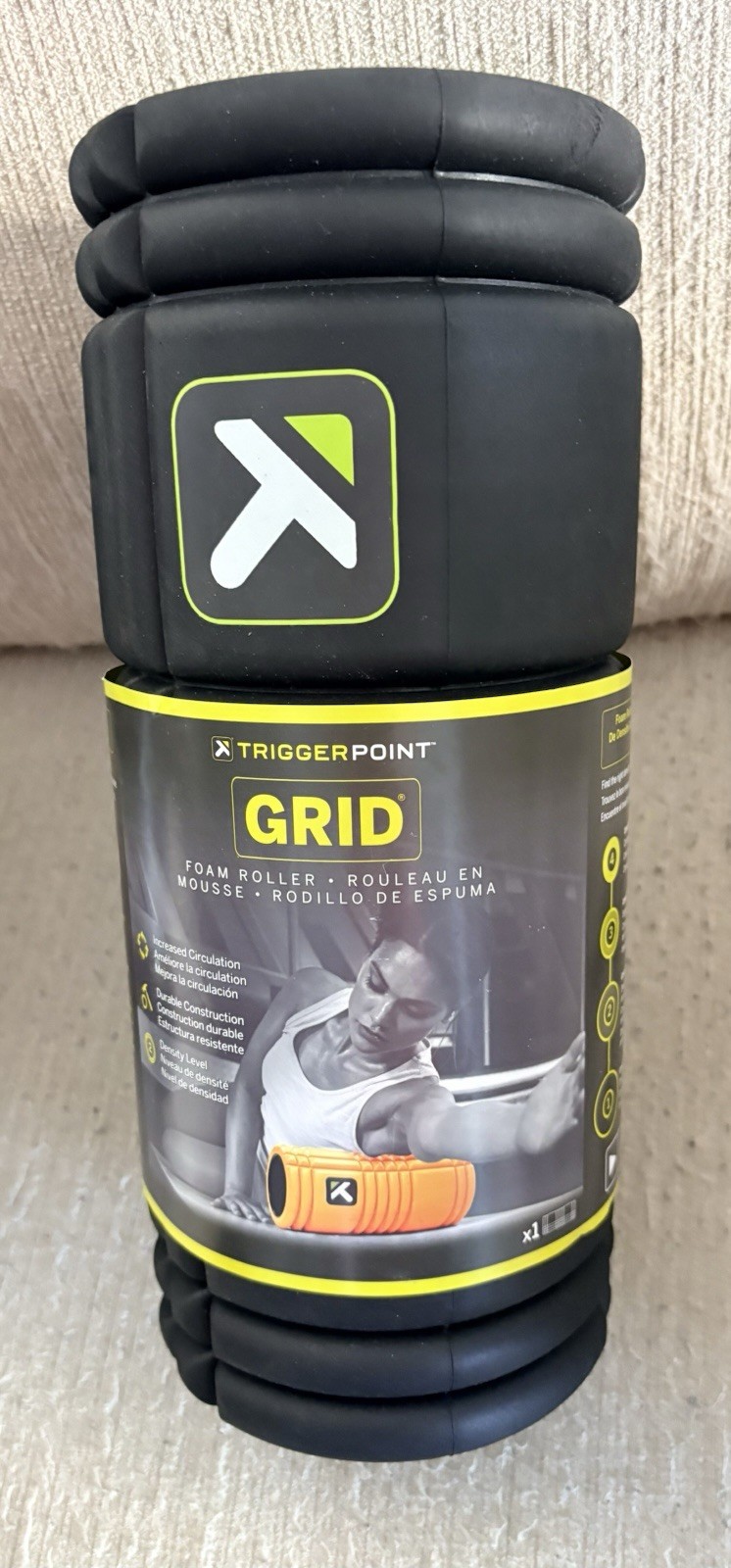 Brand New Trigger Point Grid Foam Roller (13"x 5" Wide) Deep Tissue Massage