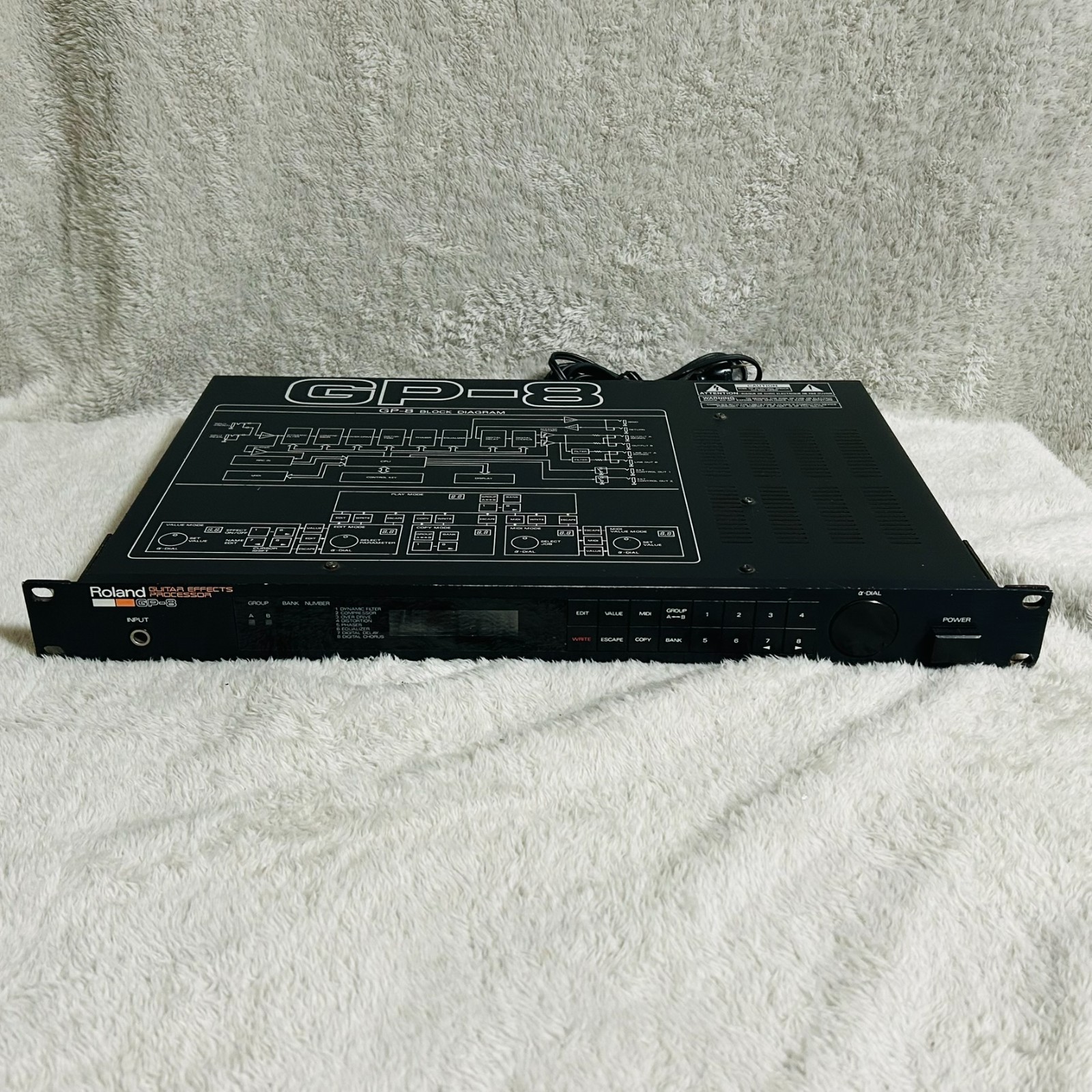 Roland GP-8 Guitar Effects Processor Multi Effector Rack Unit