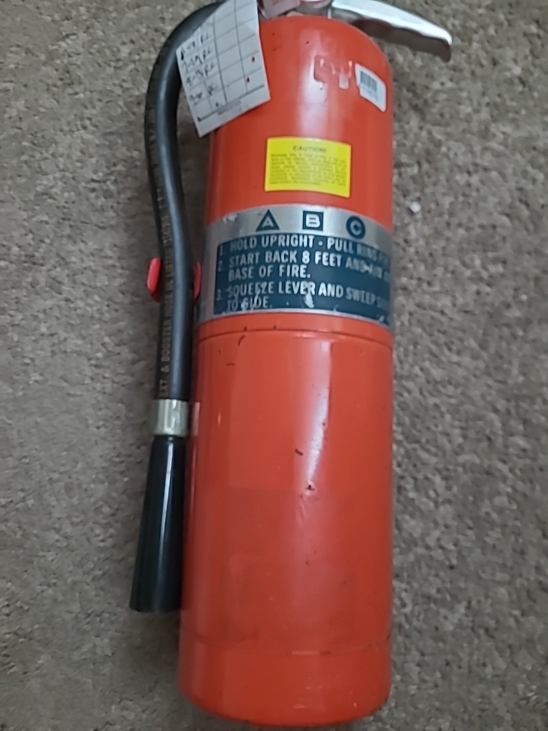 Amerex Model 371-11lbs Clean Agent ABC Fire Extinguisher 🧯No Mess &Easy To use.