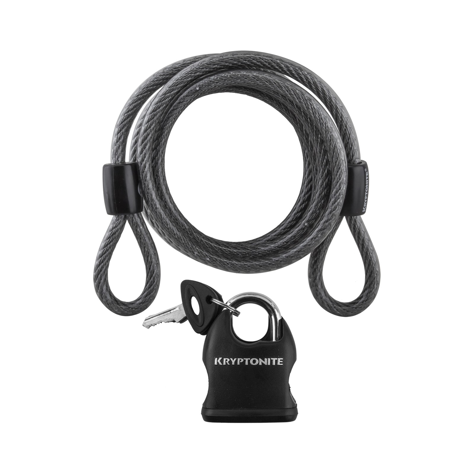Kryptonite KryptoFlex Cable Lock with Key: 6' x 8mm