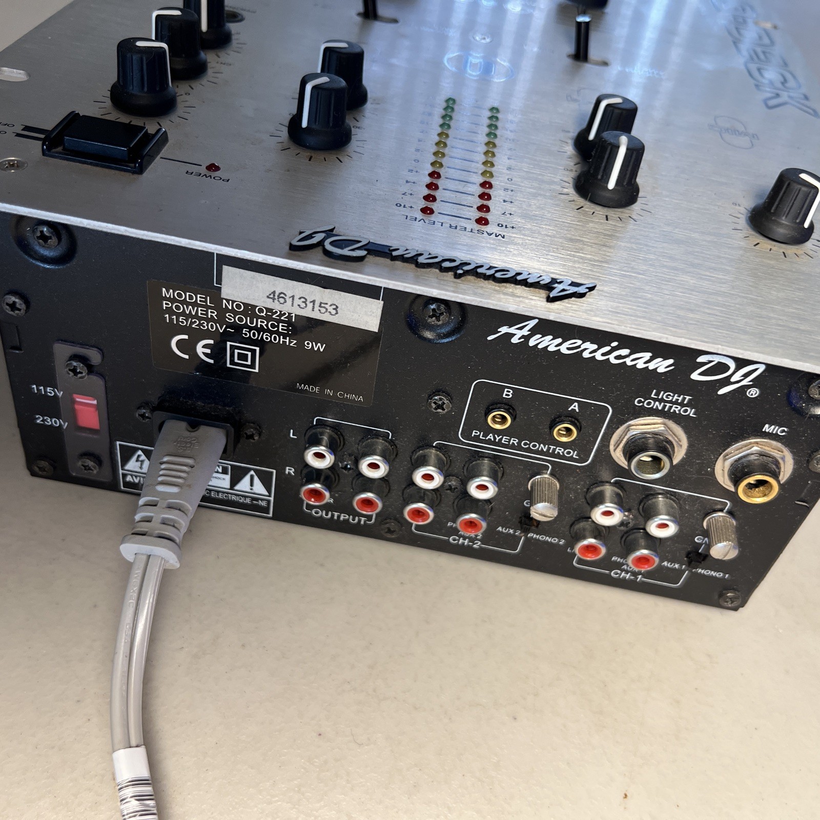American DJ PRO-DJ1, DJ2 & Q-Deck In Case - Untested