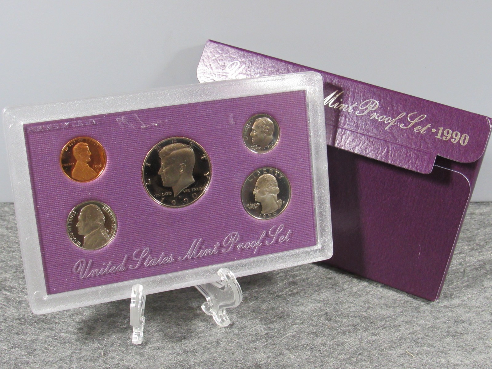 1990-S US Mint 5 coin Proof Set OGP Original Government Packaging