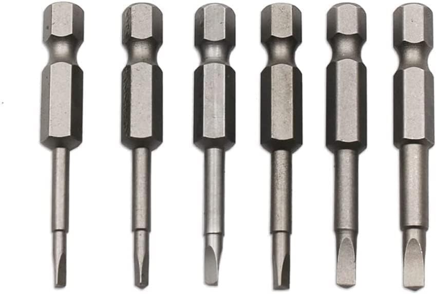 6 Piece Magnetic Triangle Screwdriver Bit Set, S2 Steel Triangular Screwdriver
