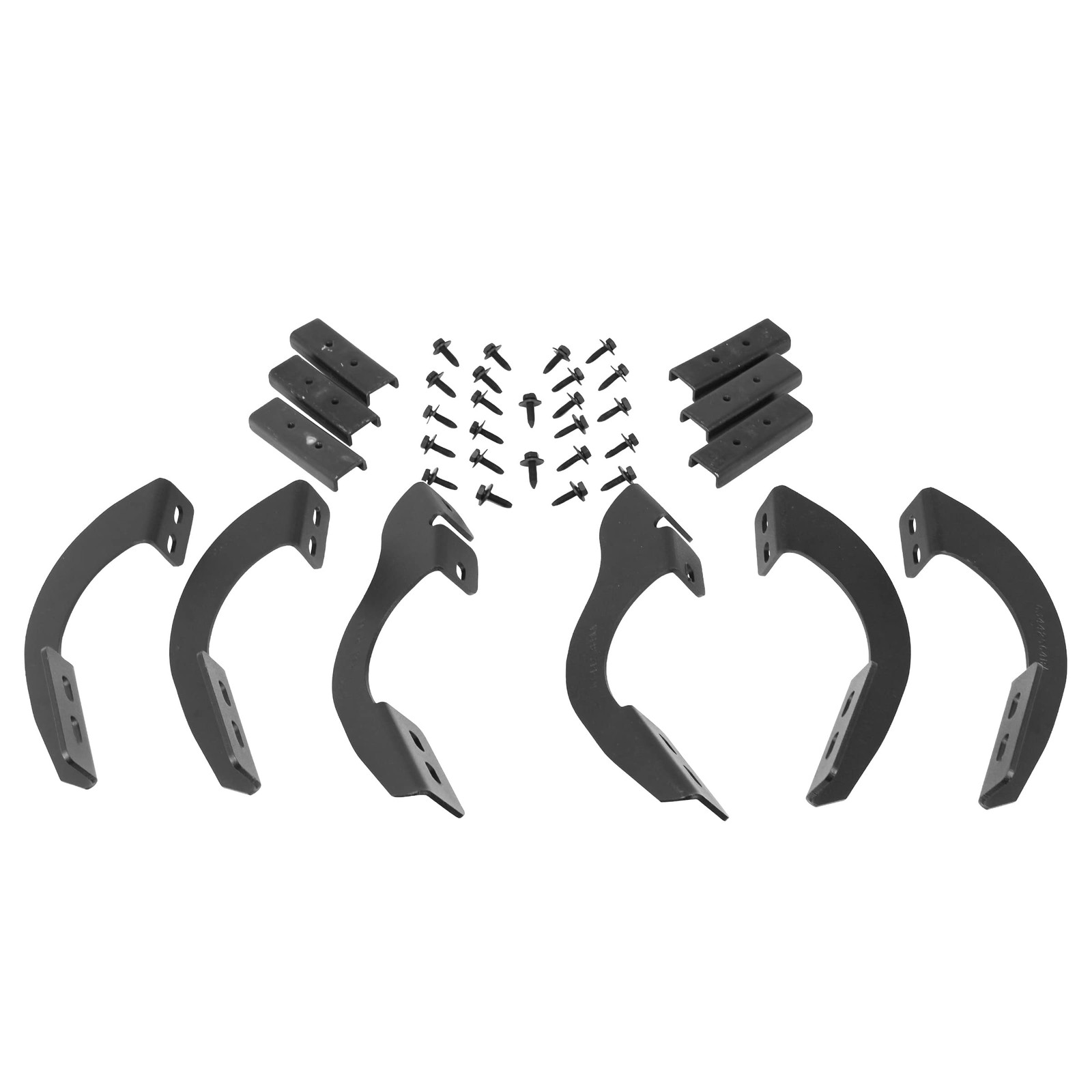 Go Rhino RB10 / RB20 Brackets | Mild Steel, Textured Black | 6944255