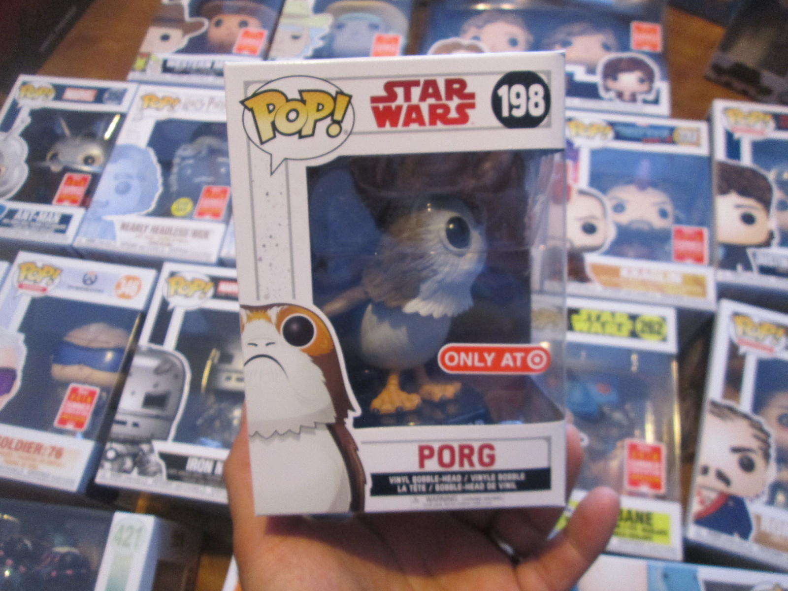 FUNKO POP STAR WARS PORG [ OPEN WINGS ] # 198 EXCLUSIVE TARGET The Last Jedi