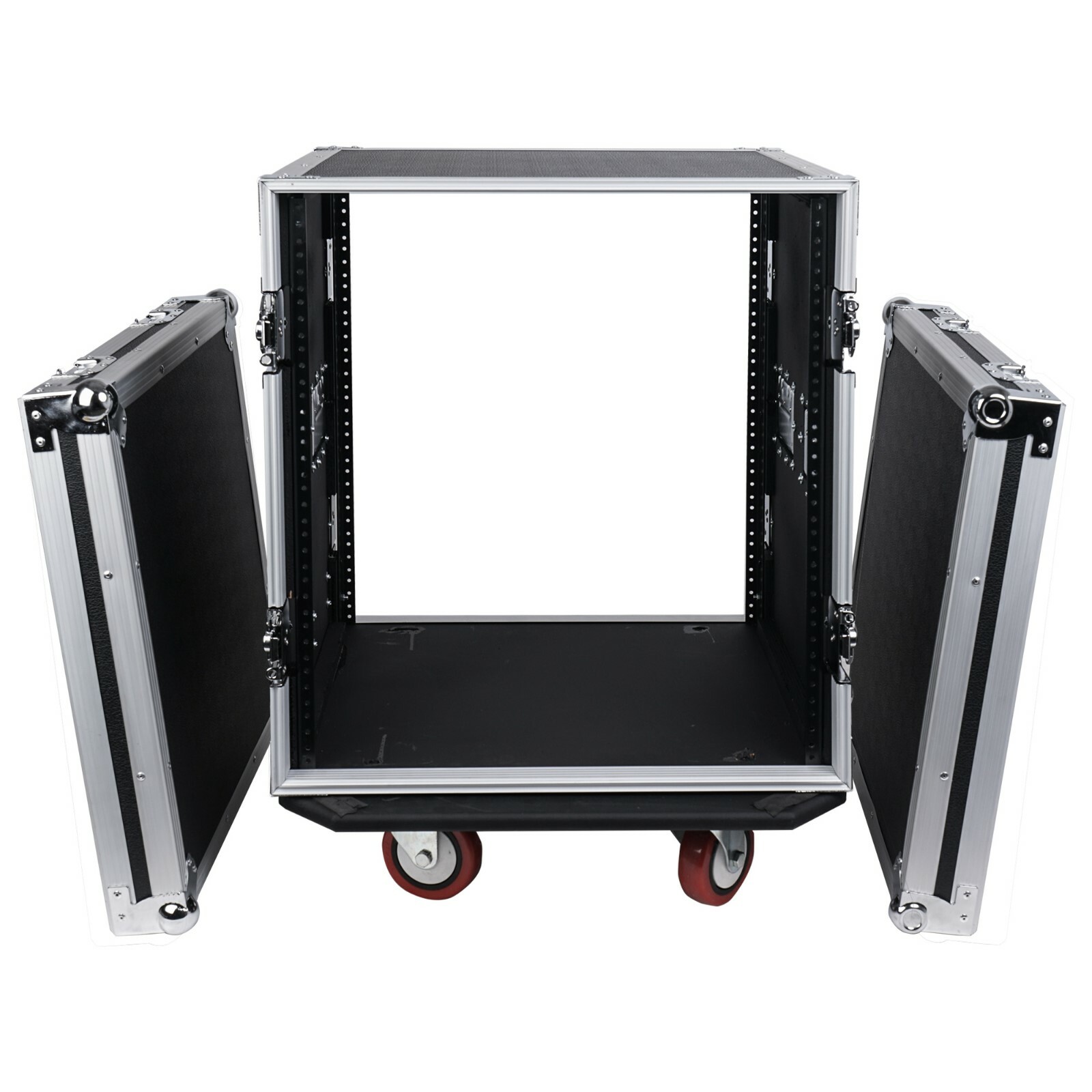 Sound Town 12U Rack Case,12 Space 21” Depth Plywood Metal Corners (STRC-12UW)
