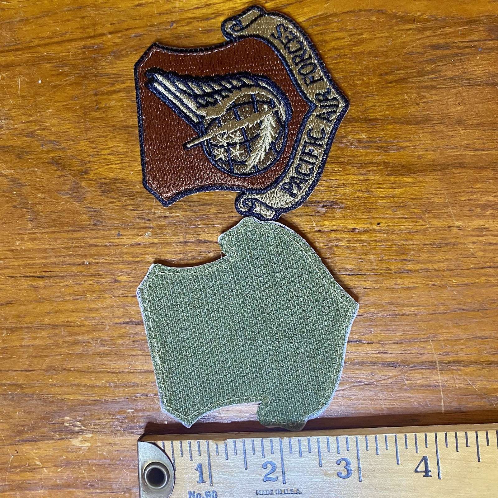 2 USAF Air Mobility Command OCP Spice Brown W/ Hook fastener Patch FREE Shipping