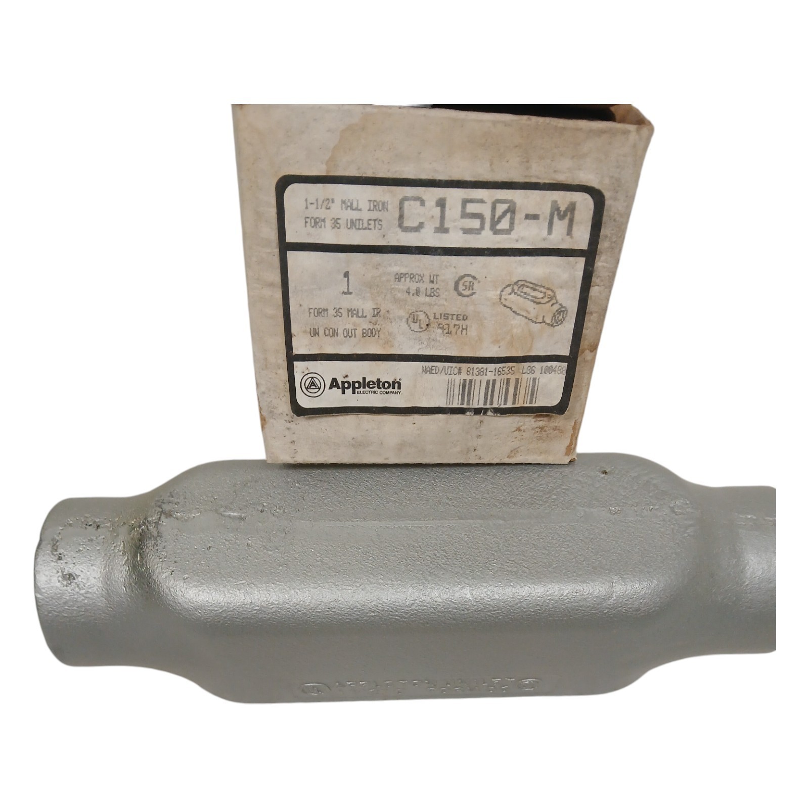 Appleton C150-M Conduit Body Cover Aluminum Form 7 Industrial Lot of 26 New