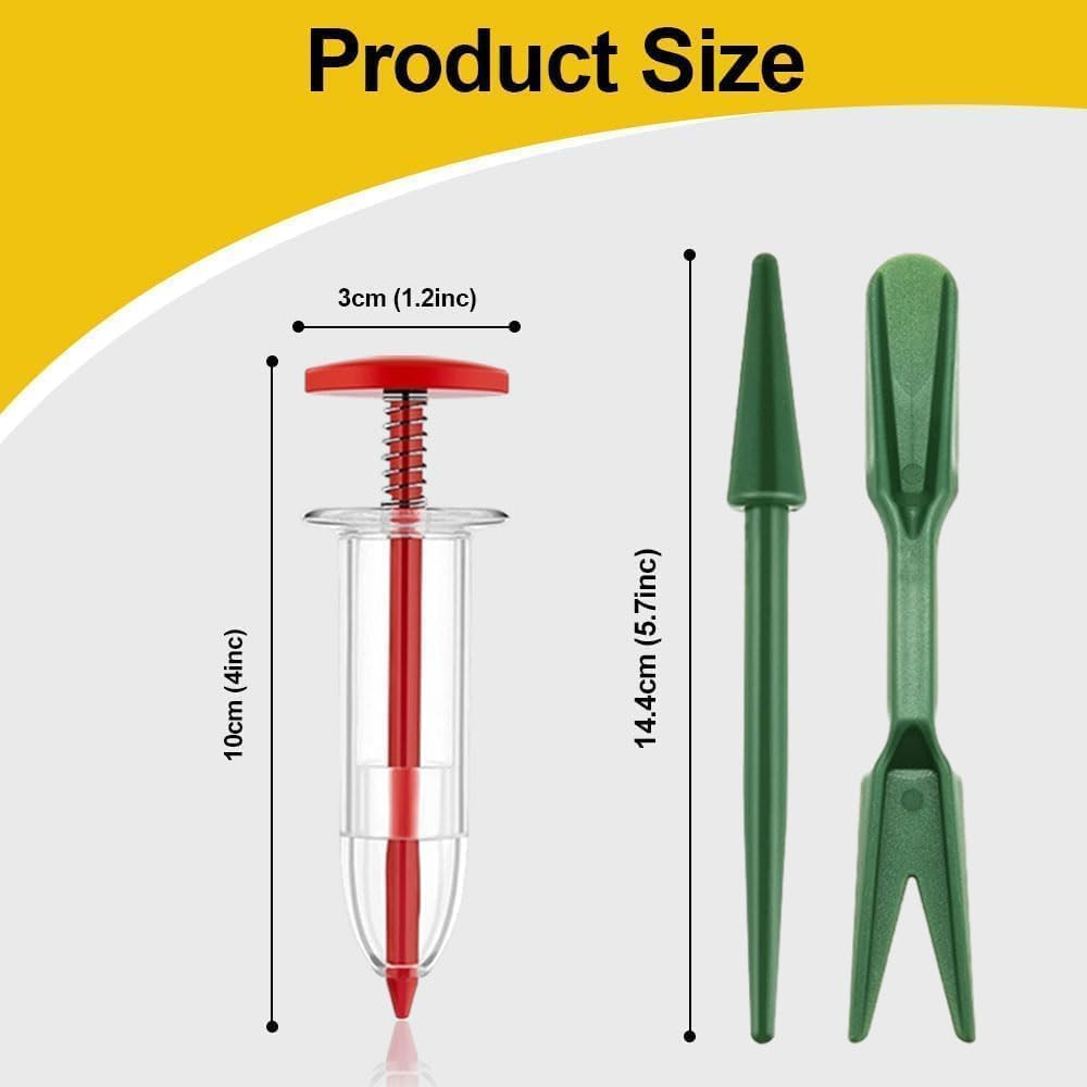 6 Pcs Mini Seed Spreader, Mini Sowing Seed Dispenser, Small Seed Planter Tool, M