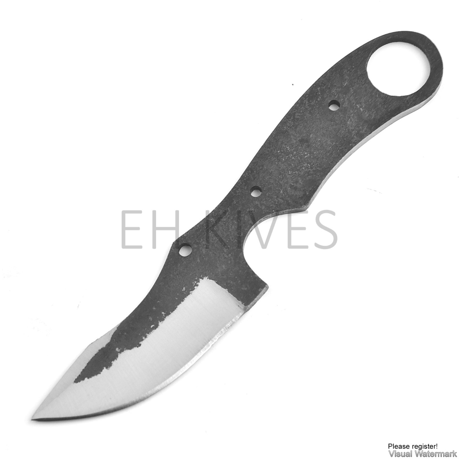 6''  Handmade Carbon Steel Hunting Knifemaking Supply Skinner Blank Blade Knife