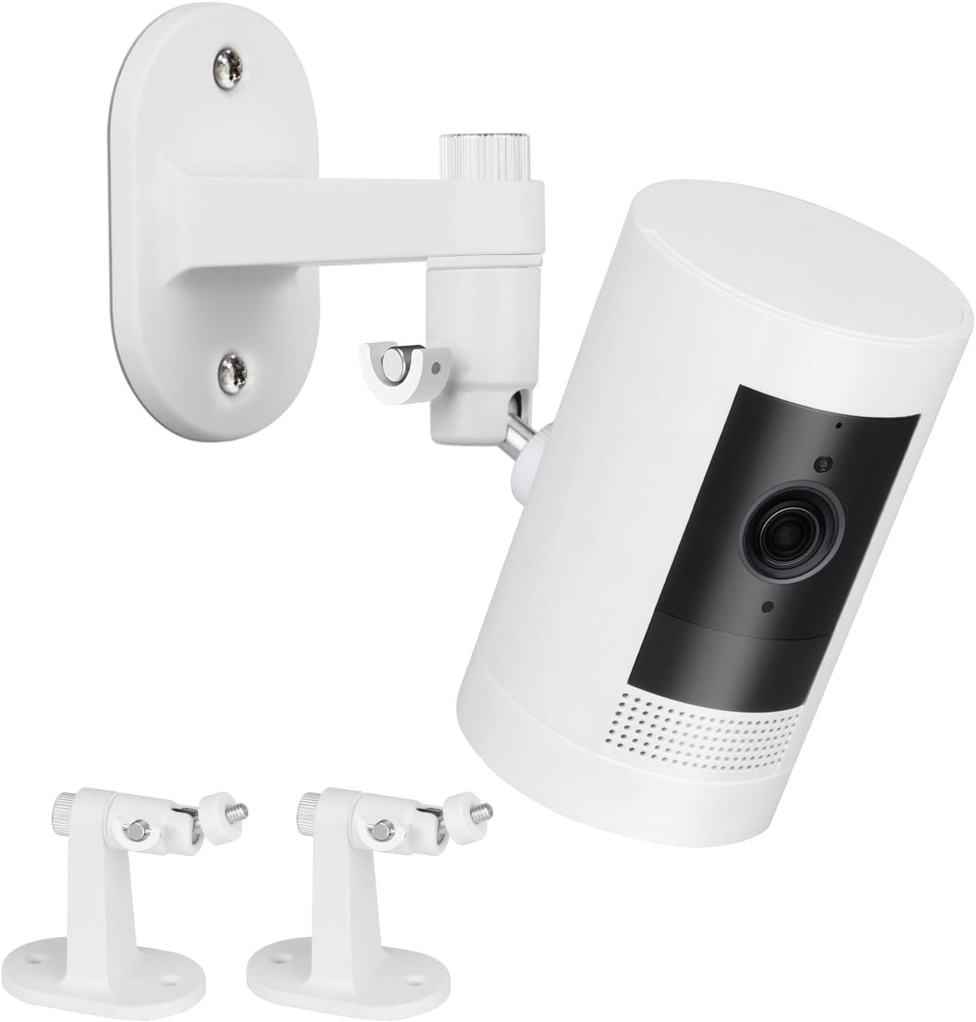 2 Pack Wall Mount Bracket for Ring Stick Up Cam & Outdoor Cam Plus Camera White