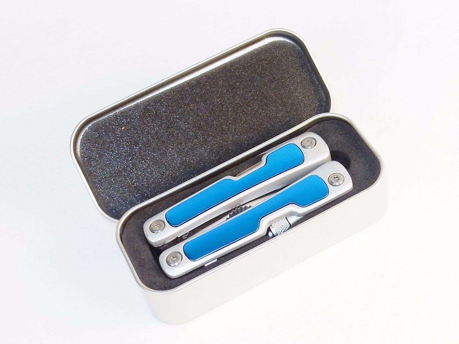 Multi-function Pocket Tool w/LED Light, Stainless Steel, Gift/Storage Box TS-229