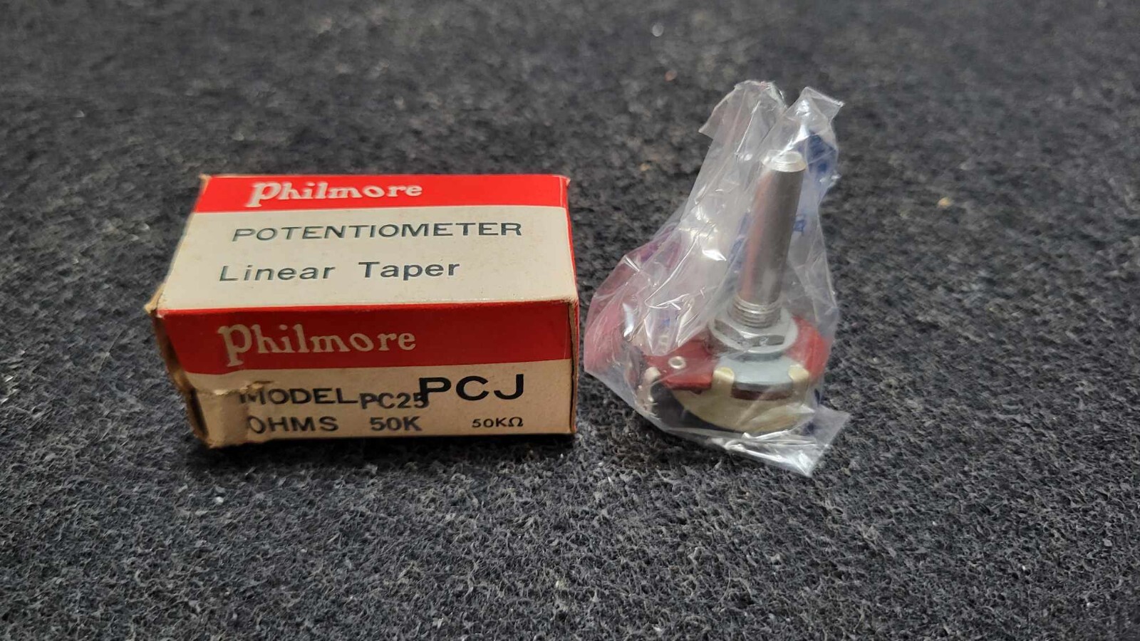 PHILMORE PC-25 50K OHM POTENTIOMETER PCJ NEW NOS in Box
