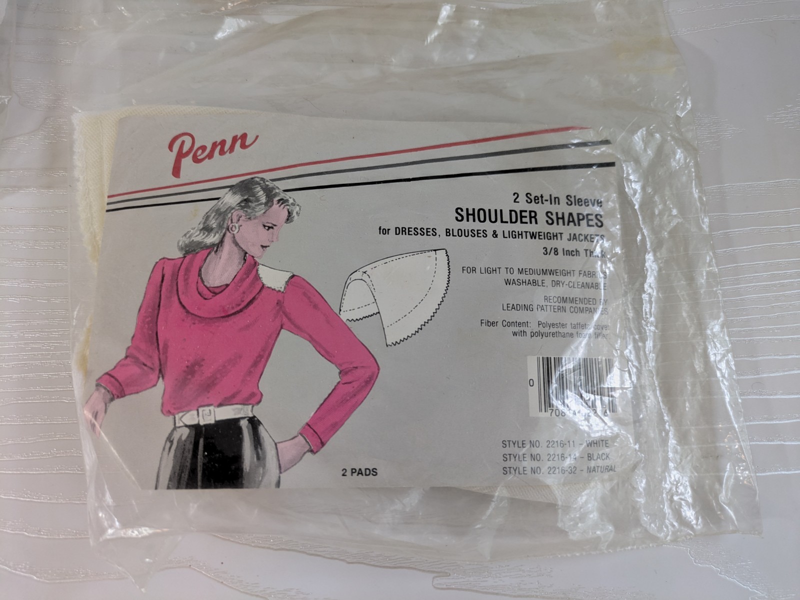 3 Packs Of Vintage Shoulder Shapes 2 Are Penn 1 Is Simplicity* 3/8" Thick