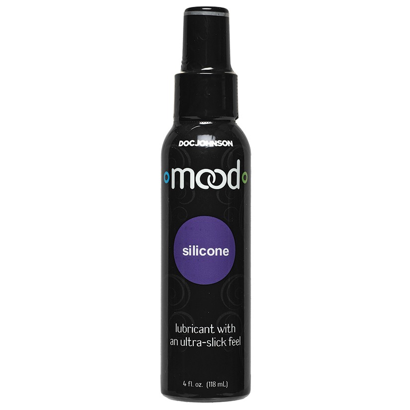 Mood - Silicone Lubricant. Long lasting Never sticky Waterproof Glide. 4 oz