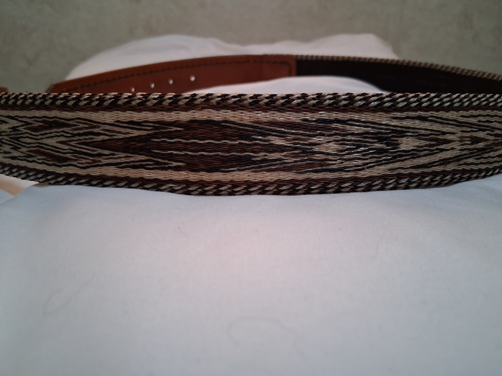 Hitched Horse Hair Belt