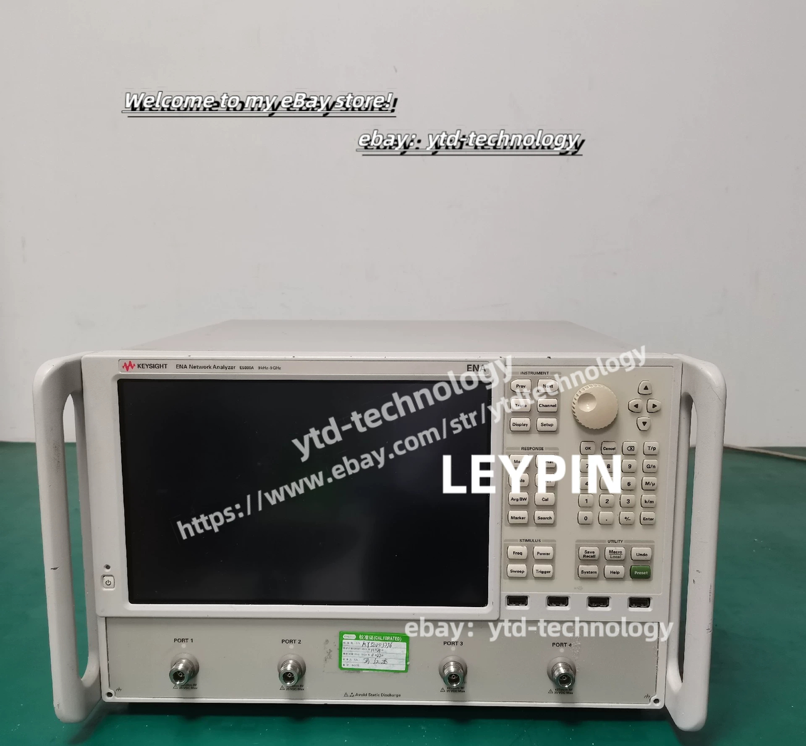 HP/AGILENT/ Keysight E5080A ENA 9kHz - 9GHz 4 port Vector Network Analyzer#ytd