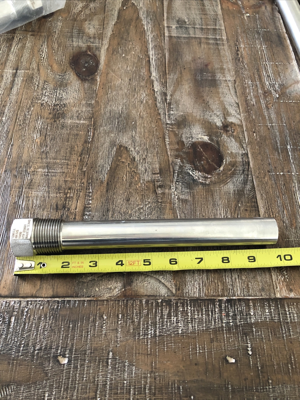 Temtex 304 S/S 9-3/4" x 1-3/8" Probe 11490 HT#279665