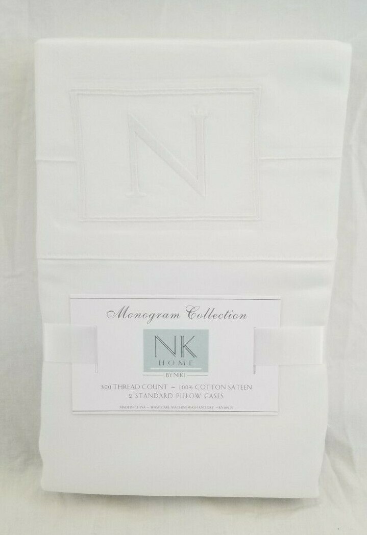 2 pc Secret de Provence Pauline Lin Standard Pillowcases (1 Pair) NIP