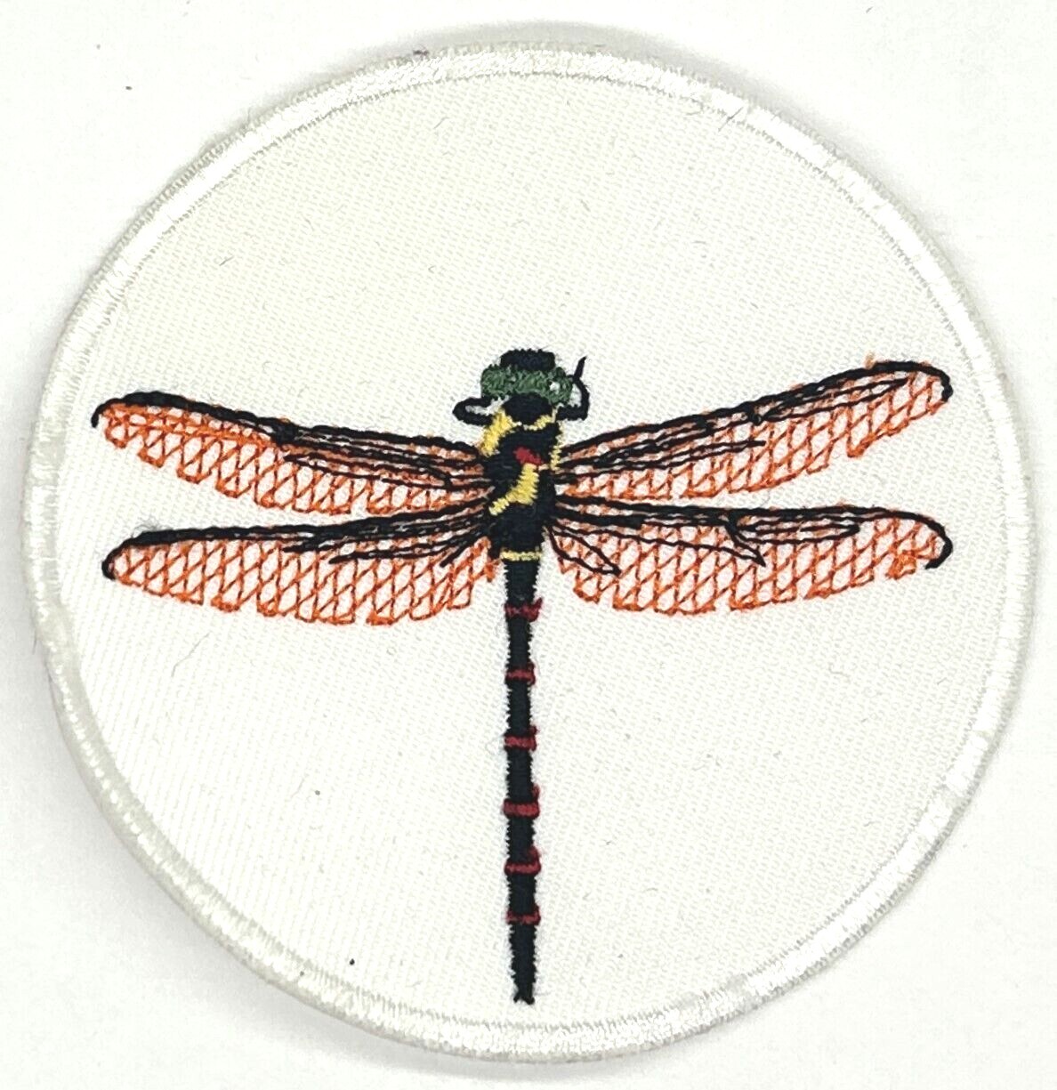DRAGONFLY NATURE MOTORCYCLE VEST IRON ON PATCH G-4