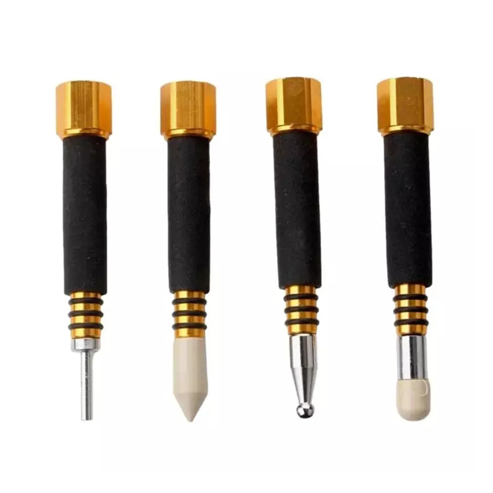 Professional 4x Premium PDR Tappers w/ Tips Paintless Dent Repair Knockdown kits