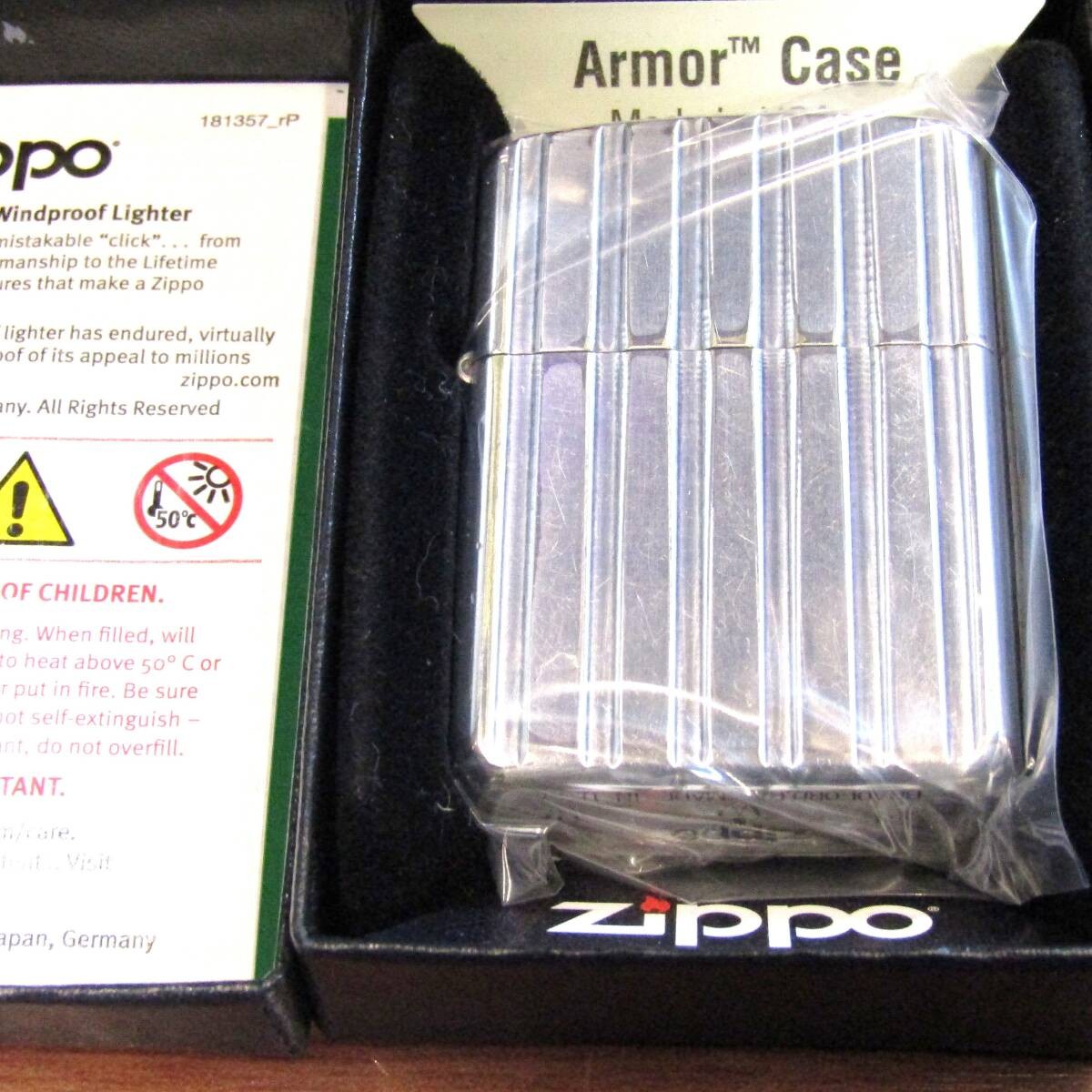 Zippo Armor Stripe Double Sided 2002