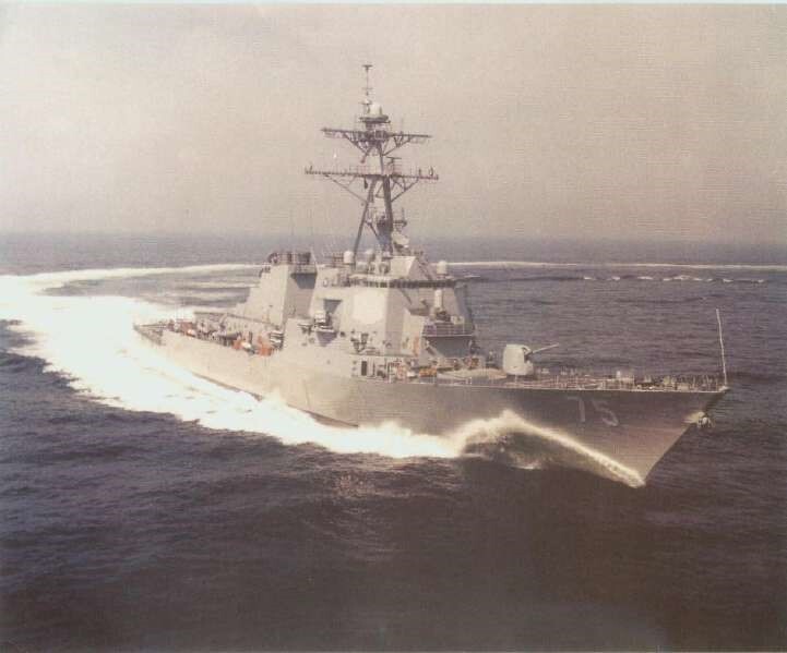 USS Donald Cook DDG-75 ships color photo