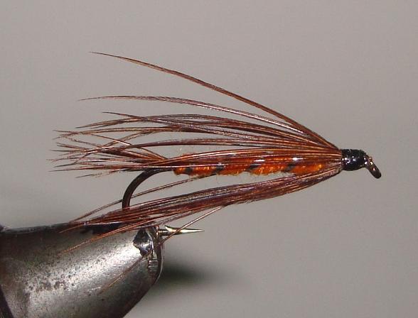 Lot of 6 Carey Special Orange Hand Tied Fly Fishing Flies Choice of Hook Size