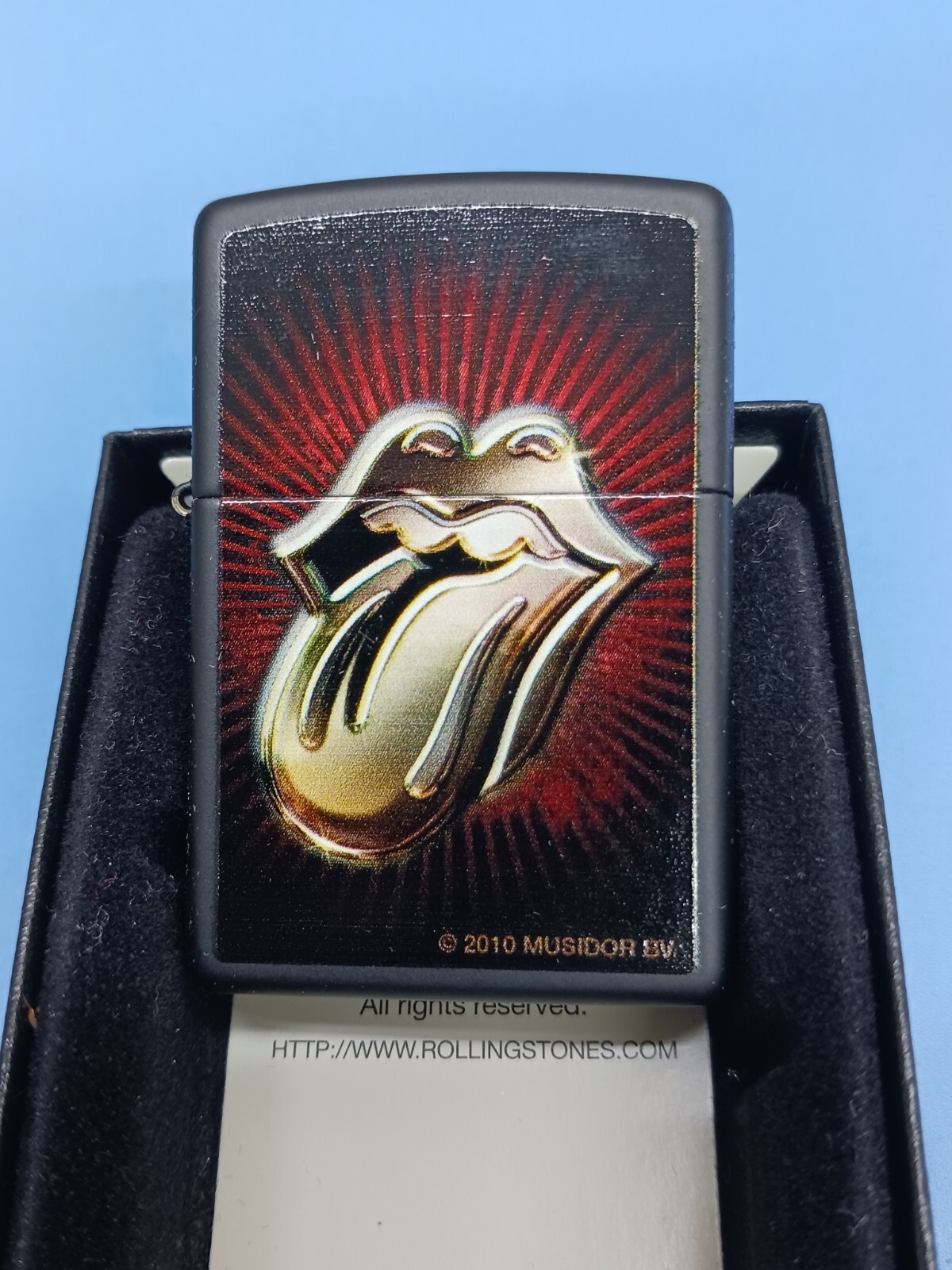 Zippo 28253 Rolling Stones Black Matte