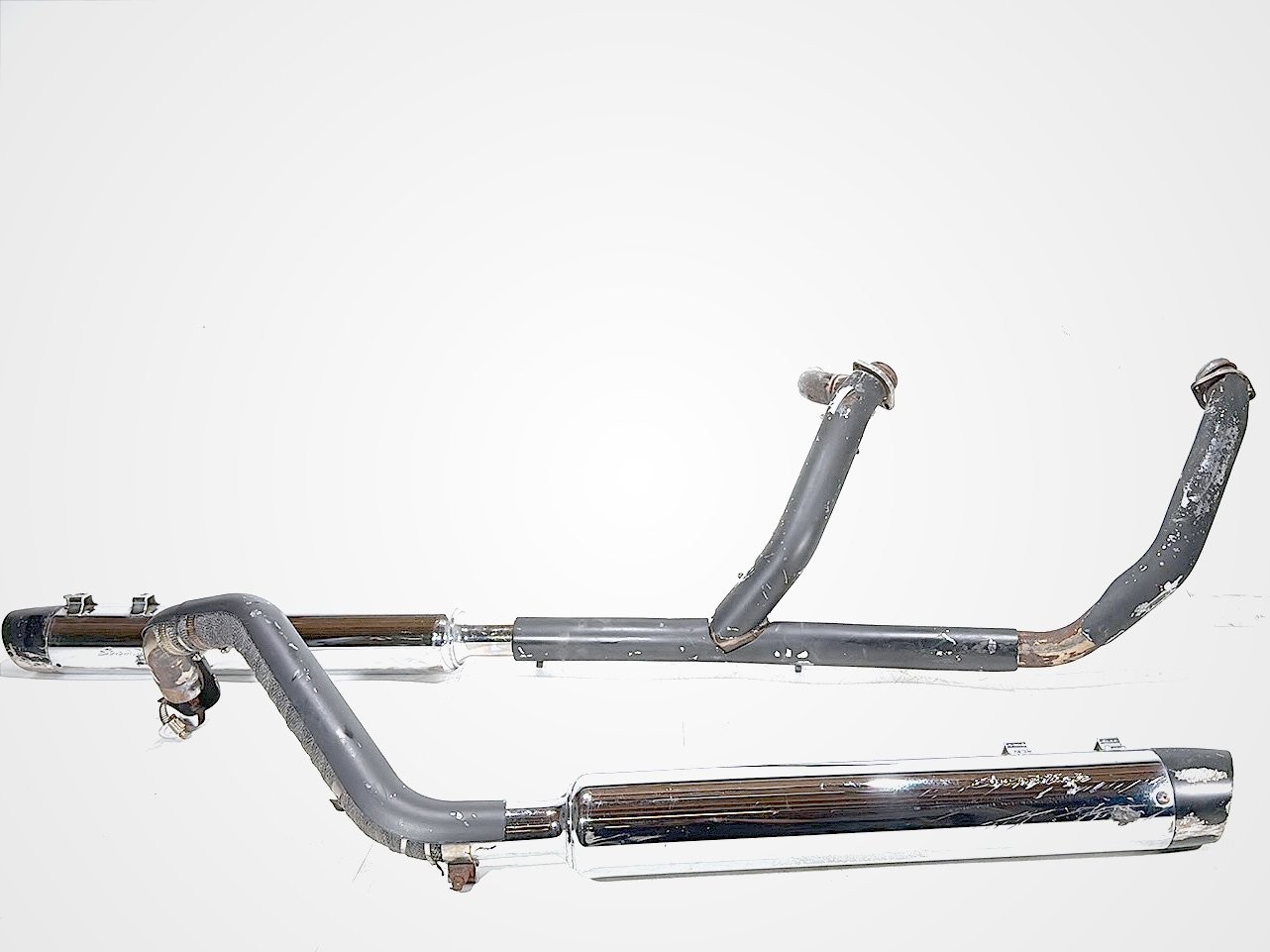 2004 Harley Road King Touring Custom Exhaust Header Muffler Pipes Screamin Eagle
