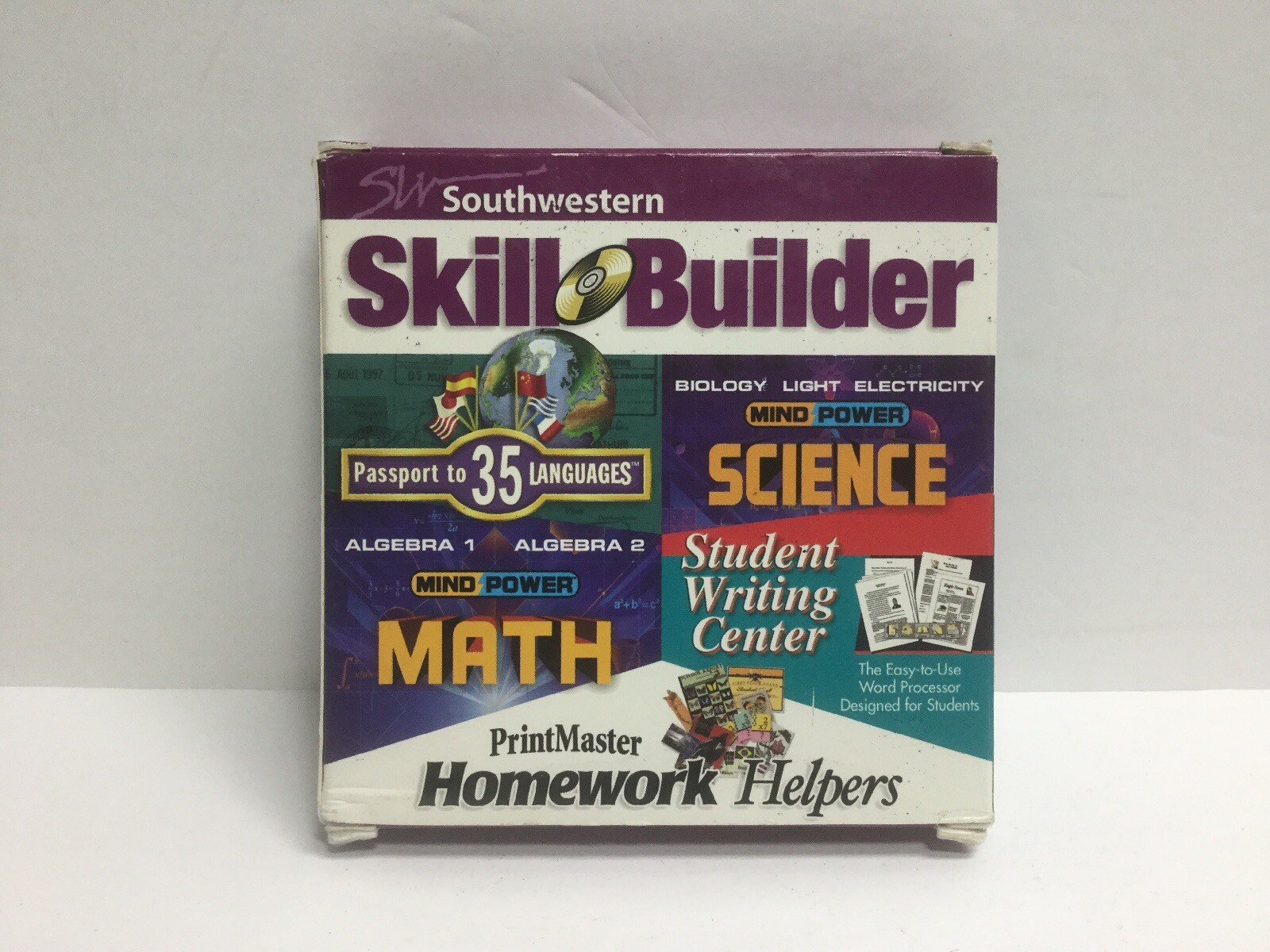 Southwestern Skill Builder Passport to 35 Languages Algebra 1 & 2 Science CD-Rom