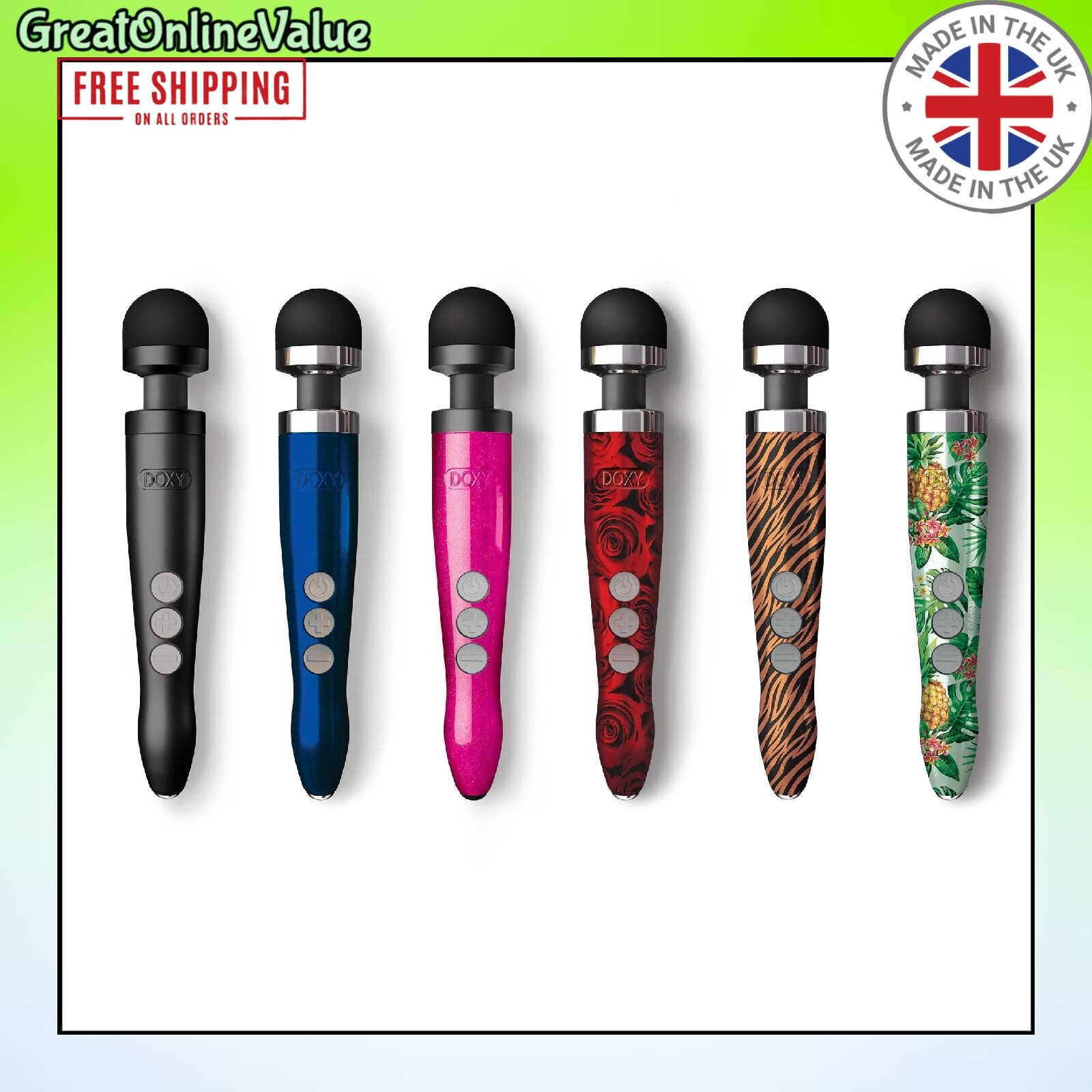 Doxy Die Cast 3R Rechargeable Cordless Wand