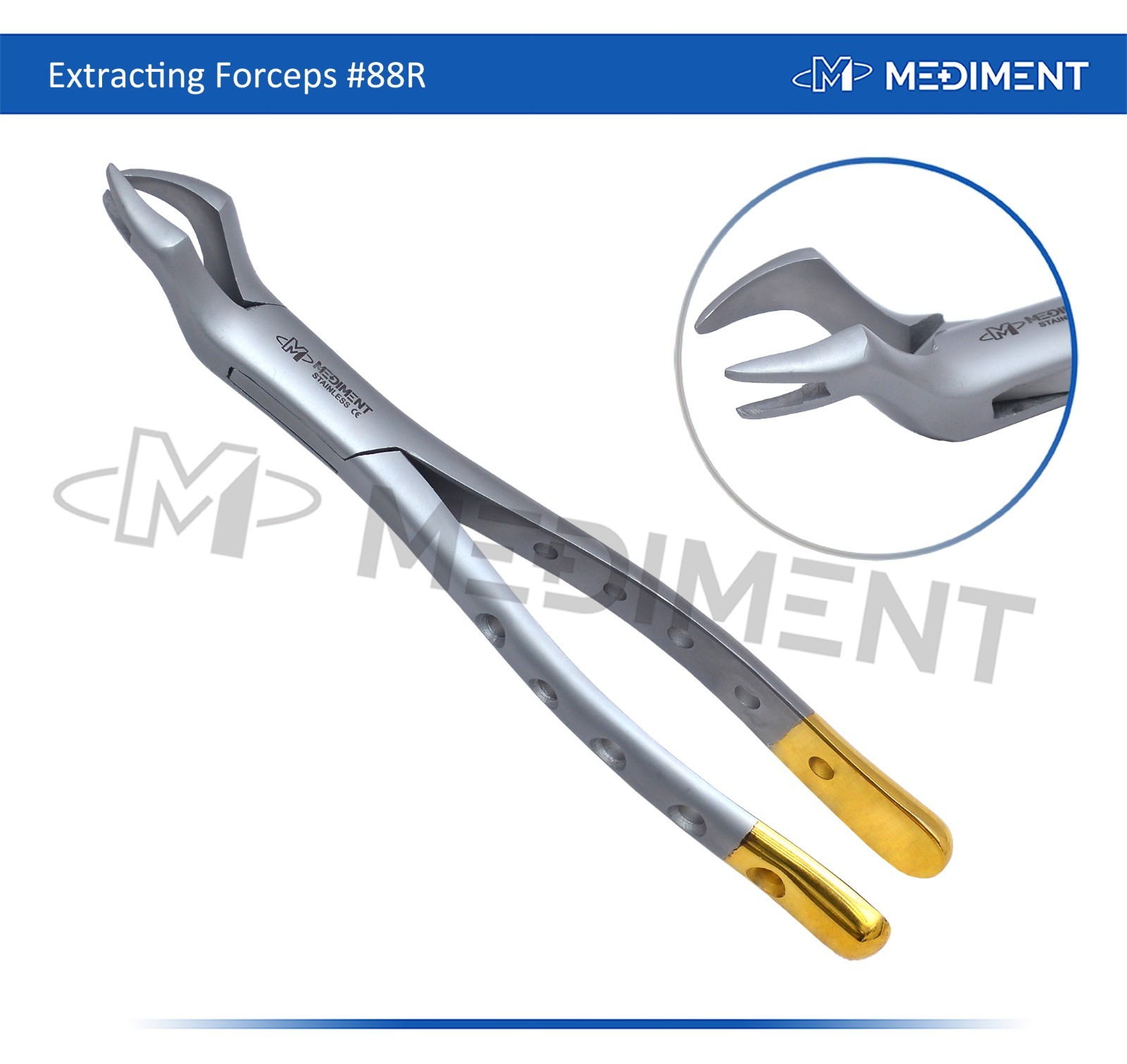 DENTAL #88 R EXTRACTION FORCEPS TOOTH EXTRACTING ATRAUMATIC FORCEPS