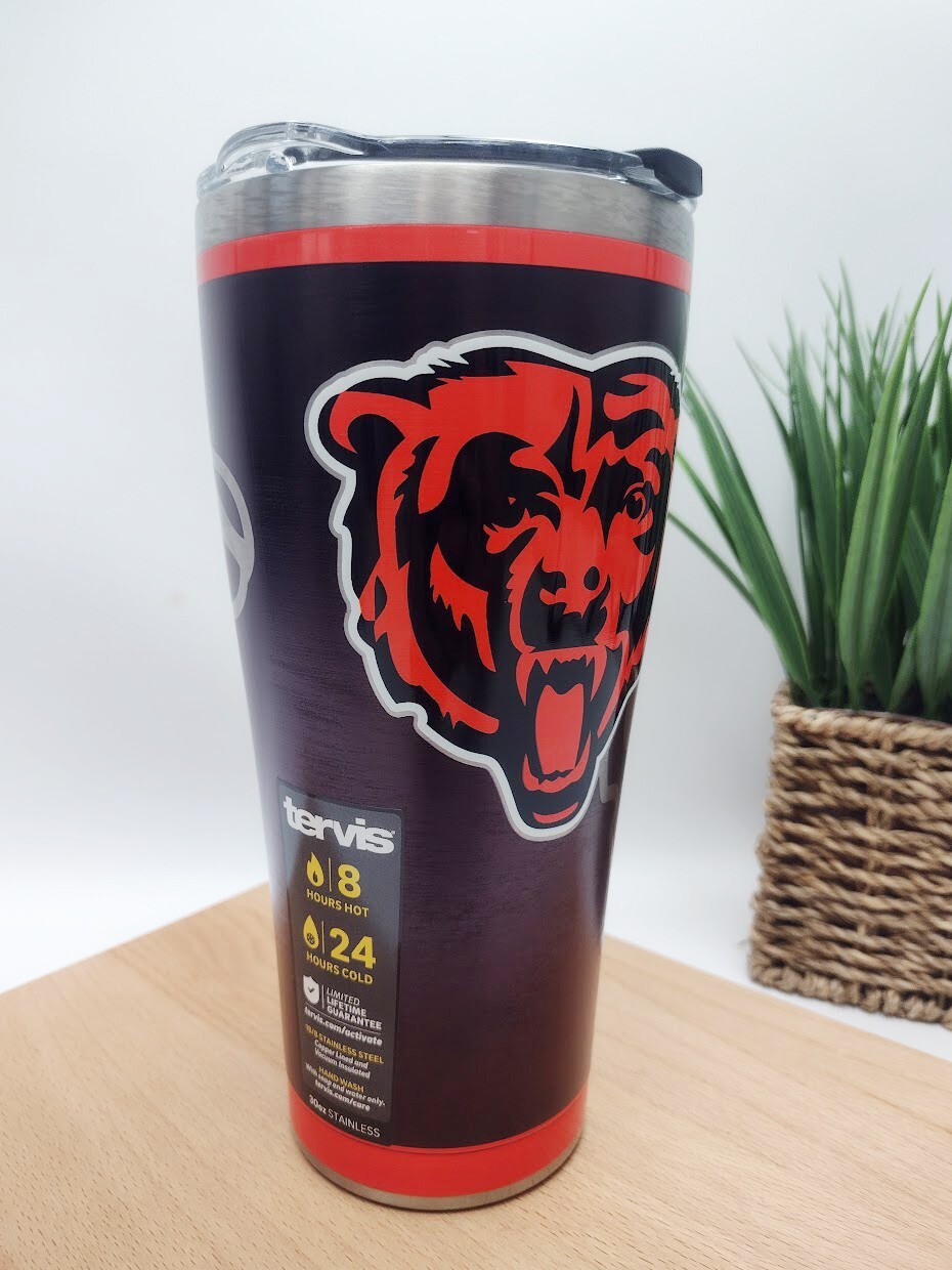 Tervis - 30oz Stainless Steel tumbler - Chicago Bears - NFL (RUSH)